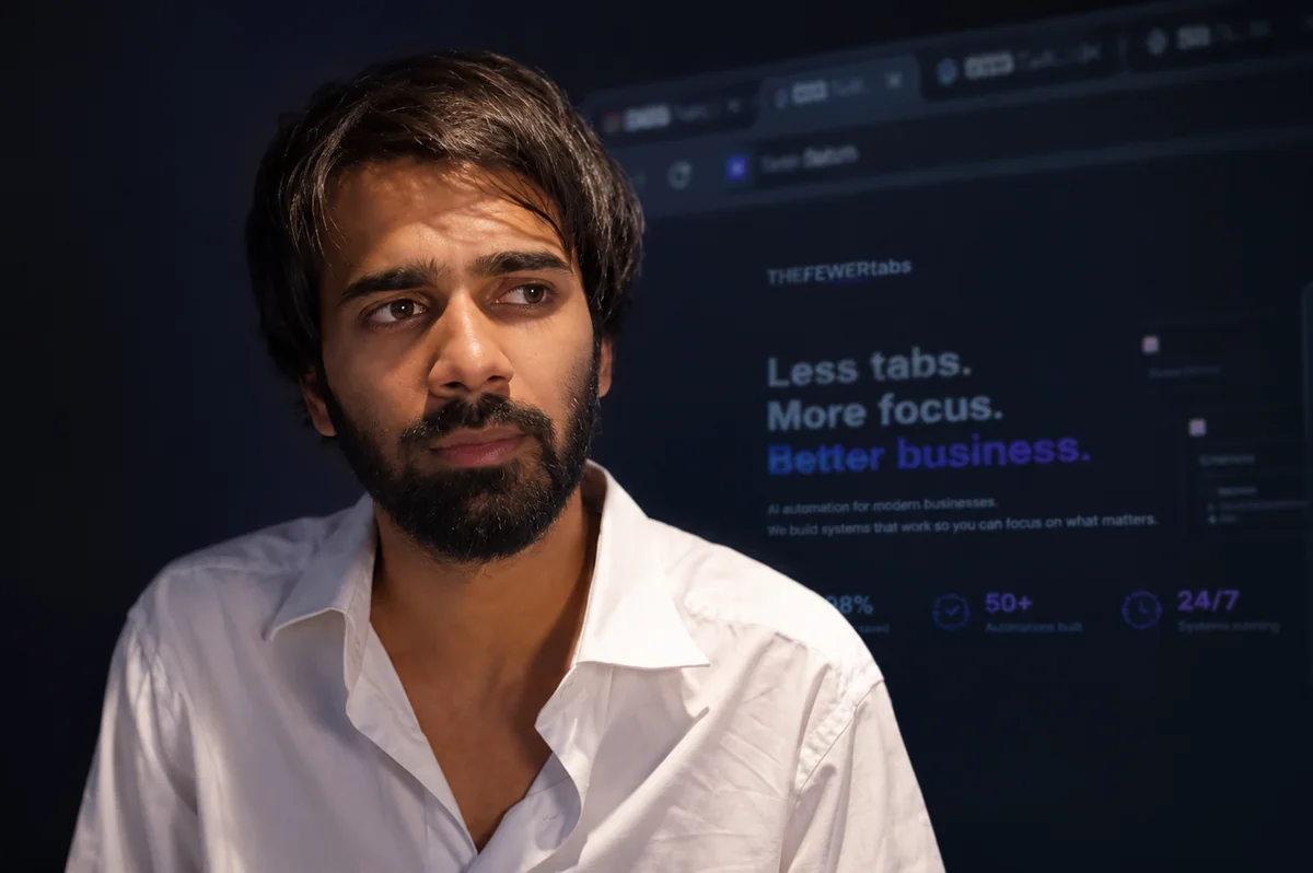 Faizan — founder of THEFEWERtabs